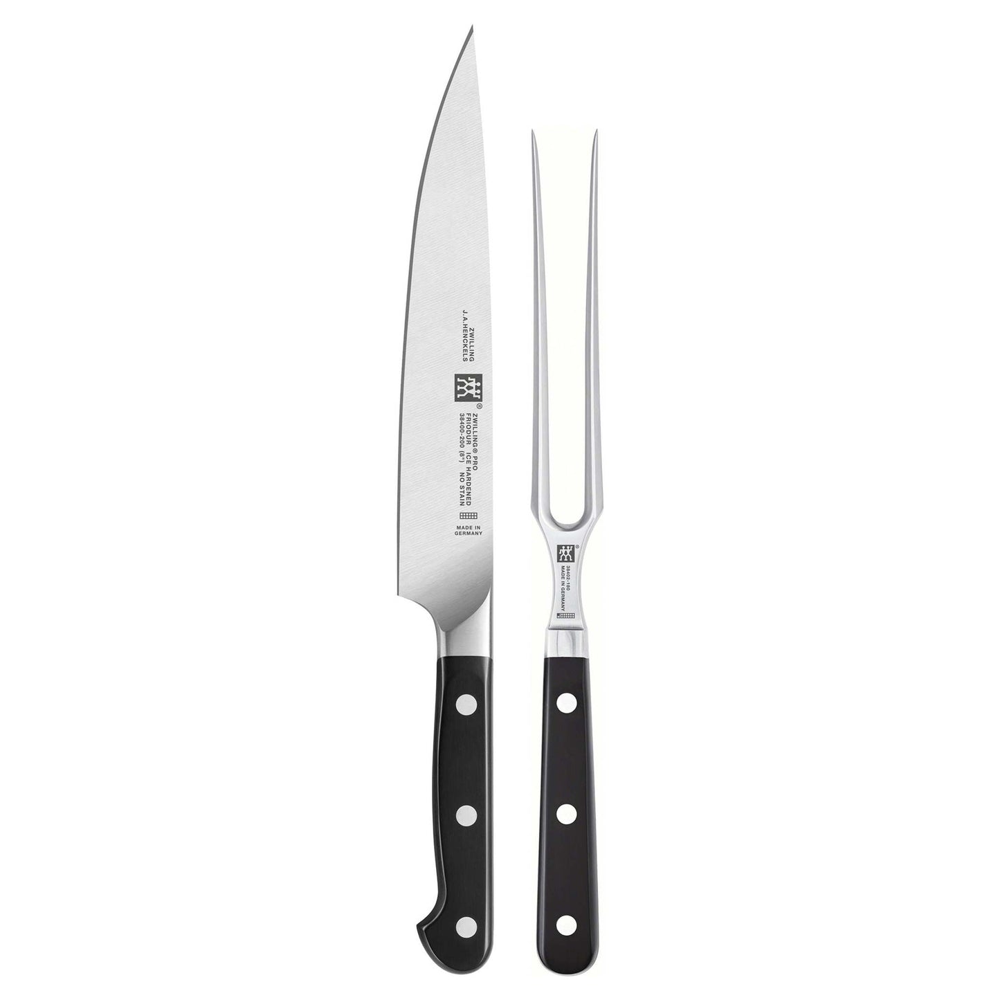 2PC PRO CARVING KNIFE & FORK SET