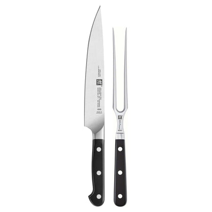 2PC PRO CARVING KNIFE & FORK SET