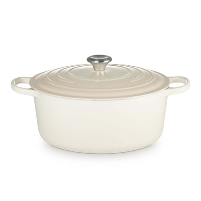 9QT SIGNATURE CAST IRON ROUND DUTCH OVEN MERINGUE