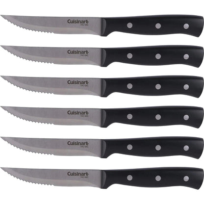 CUISINART 6PC TRIPLE-RIVET STEAK KNIFE SET