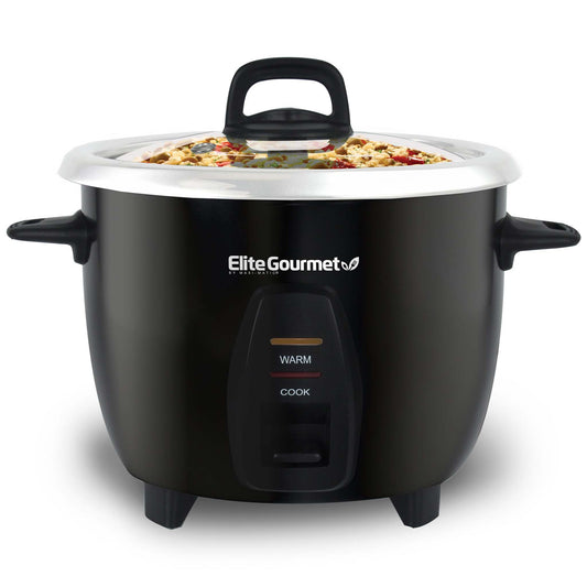 10 CUP RICE COOKER W/ STAINLESS STEEL COOKING POT