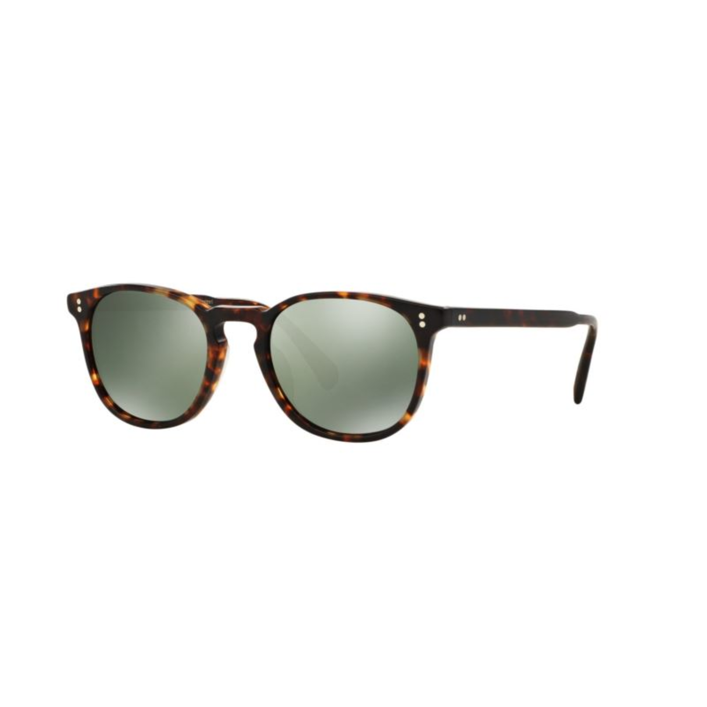 OLIVER PEOPLES SUNGLASSES  FINLEY ESQ. SUN - SEMI MATTE SABLE TORTOISE/G-15 GOLDTONE POLARIZED VFX