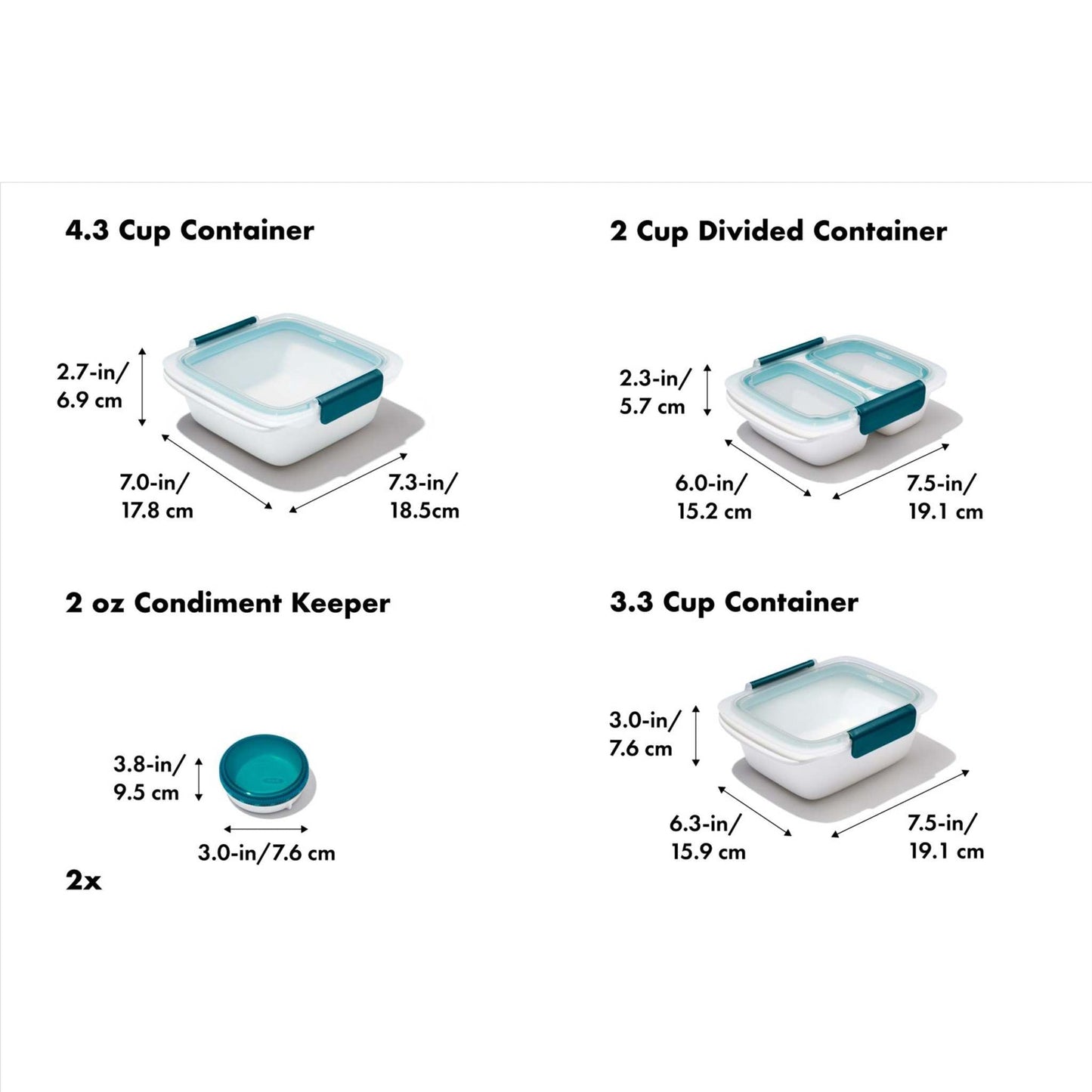 10PC PREP & GO LEAKPROOF CONTAINER SET