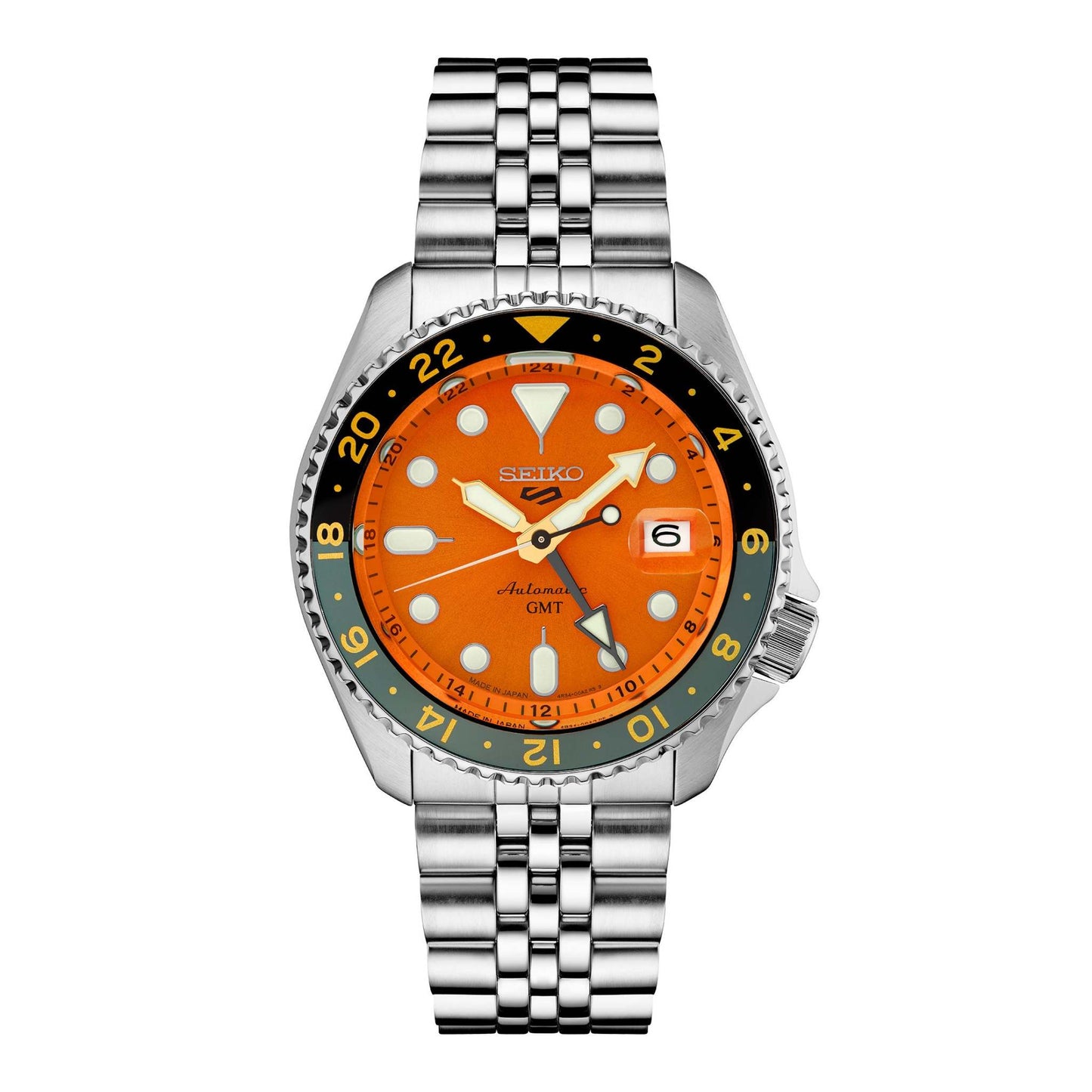 MENS SEIKO 5 SPORT SKX GMT SERIES WATCH
