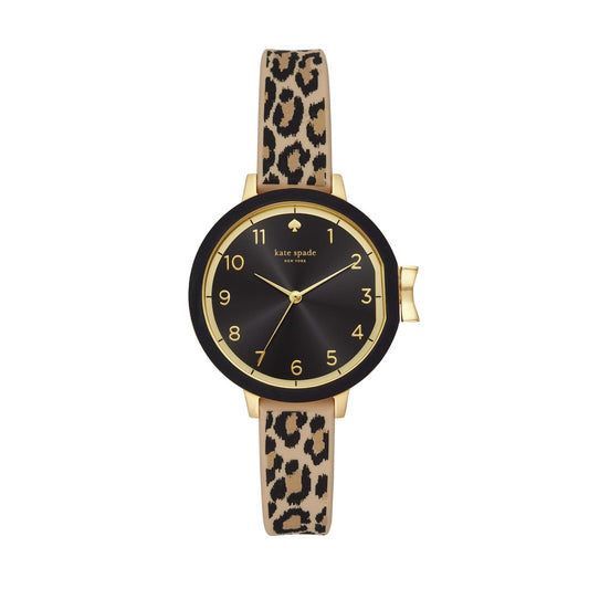 LADIES PARK ROW LEOPARD PRINT WATCH