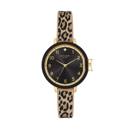 LADIES PARK ROW LEOPARD PRINT WATCH
