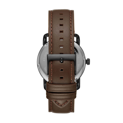 MEN'S COPELAND LEATHER STRAP WATCH, DIAL