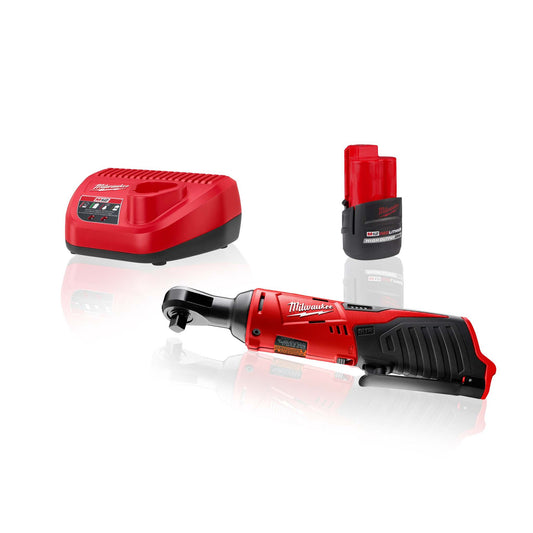 M12 CORDLESS 3/8" RATCHET W/ BATTERY & CHARGER