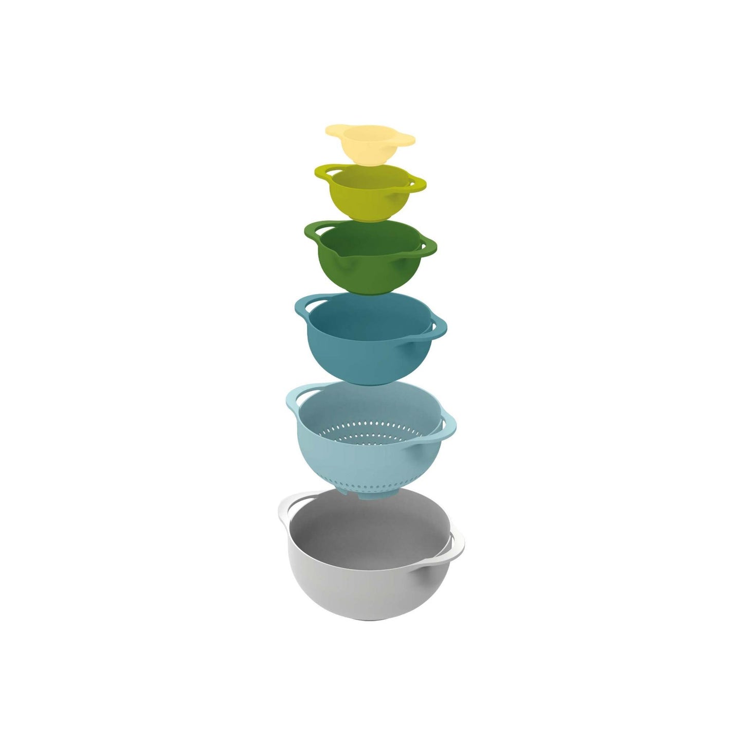 DUO 6PC FOOD PREPARATION BOWL SET OPAL