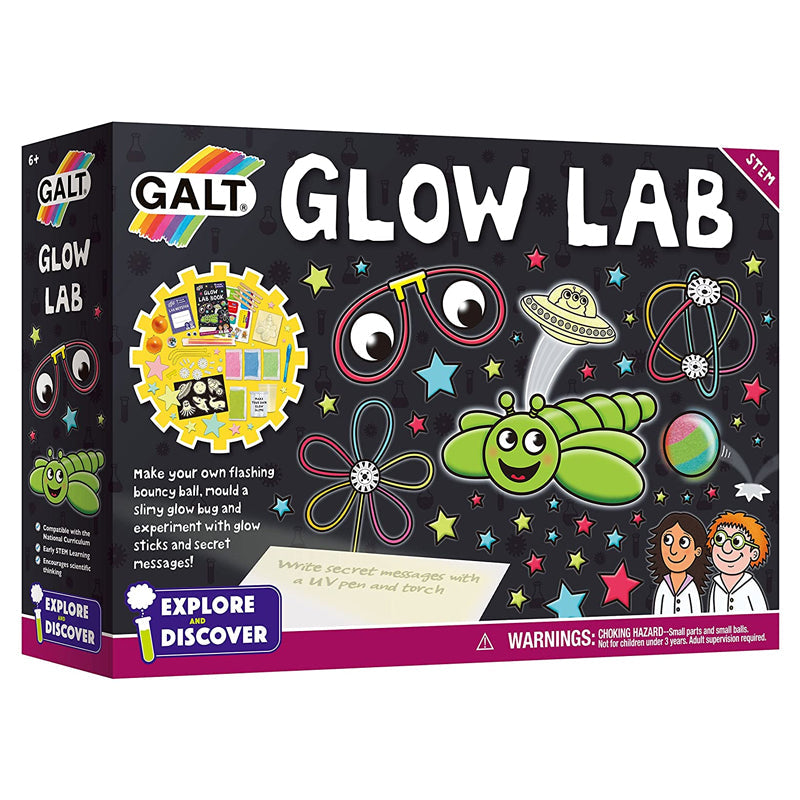 GLOW LAB SCIENCE KIT FOR KIDS - (AGES 6 PLUS)