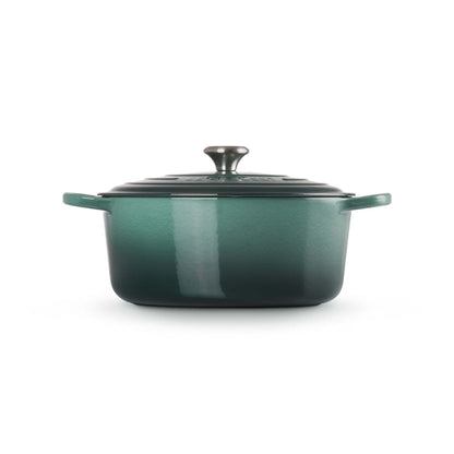 9QT SIGNATURE CAST IRON ROUND DUTCH OVEN ARTICHAUT