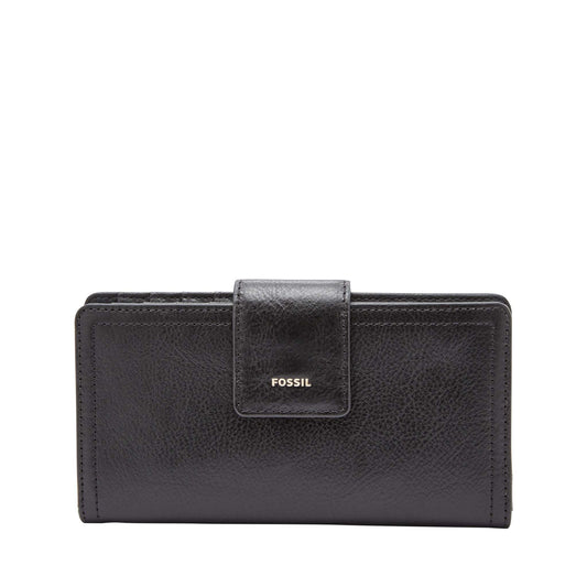 LOGAN LEATHER RFID TAB CLUTCH WALLET