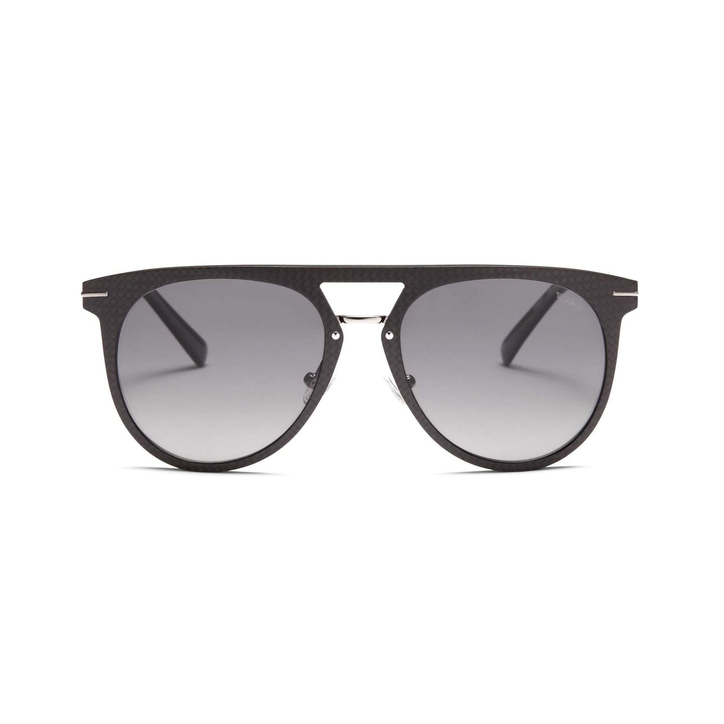 11 POLARIZED GRADIENT AVIATOR SUNGLASSES 55MM