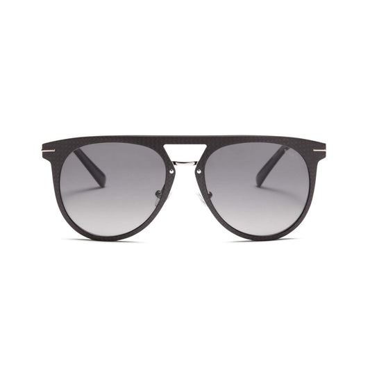 11 POLARIZED GRADIENT AVIATOR SUNGLASSES 55MM