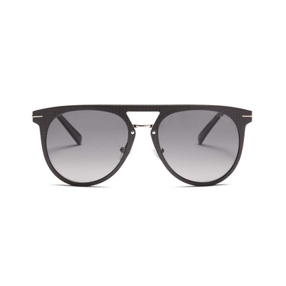 11 POLARIZED GRADIENT AVIATOR SUNGLASSES 55MM