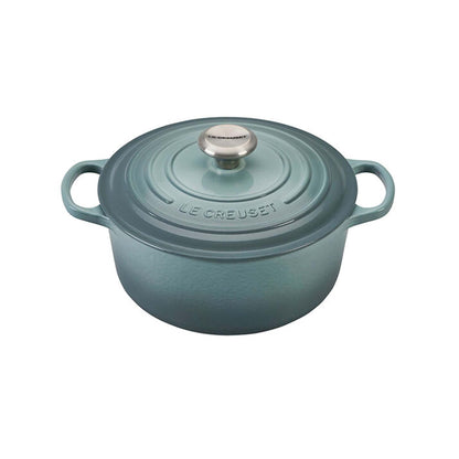 5PC SIGNATURE CAST IRON COOKWARE SET SEA SALT