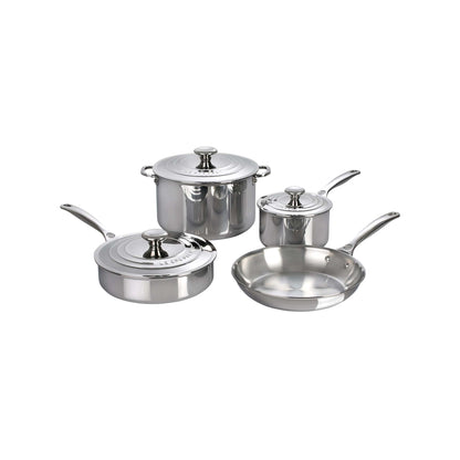 7PC SIGNATURE STAINLESS STEEL COOKWARE SET
