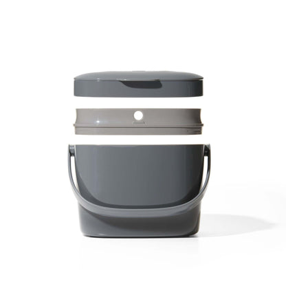 EASY-CLEAN COMPOST BIN CHARCOAL