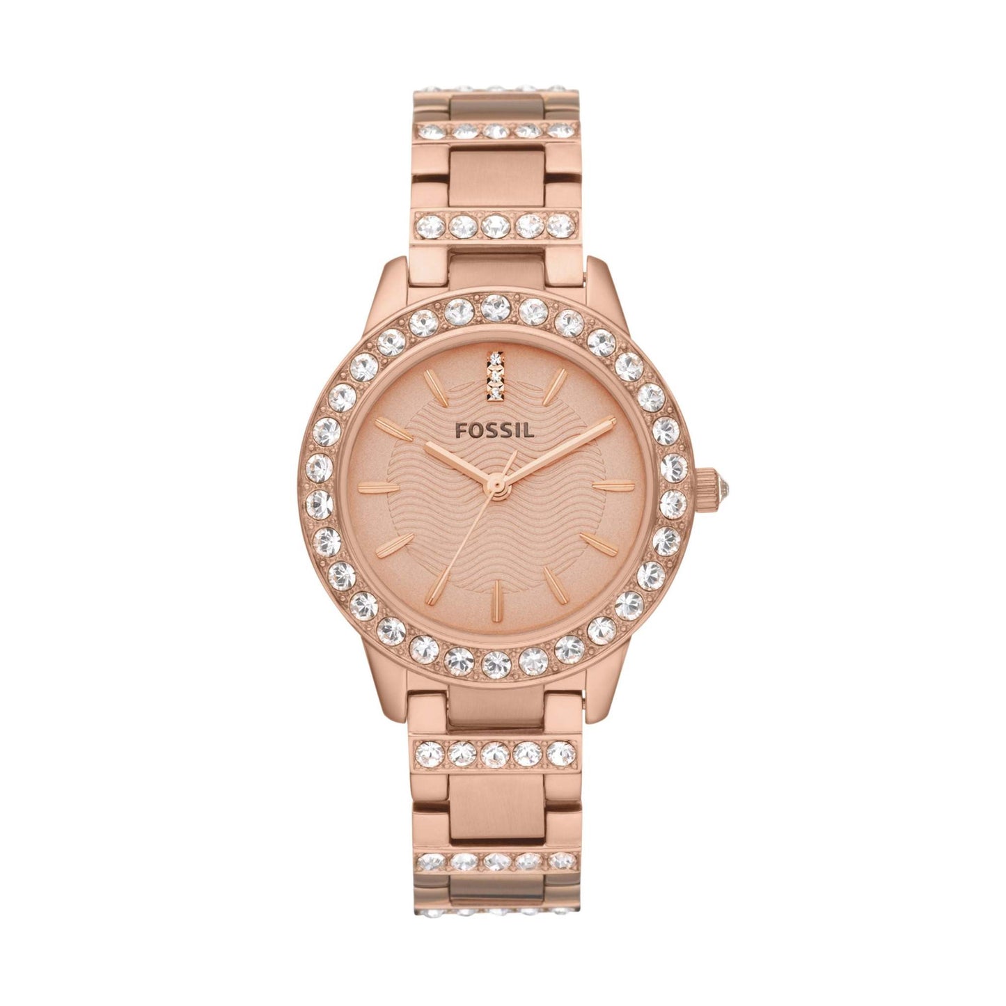 LADIES' JESSE STANLESS STEEL CRYSTAL WATCH
