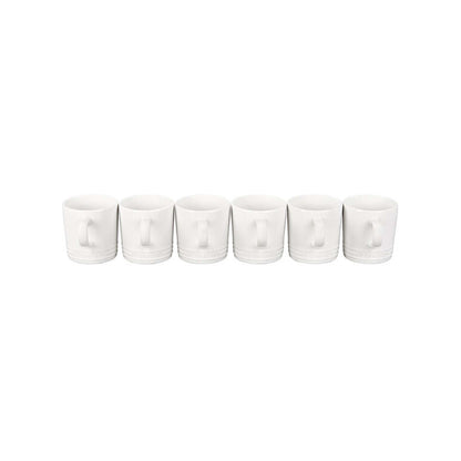 6PC STONEWARE LONDON MUG SET