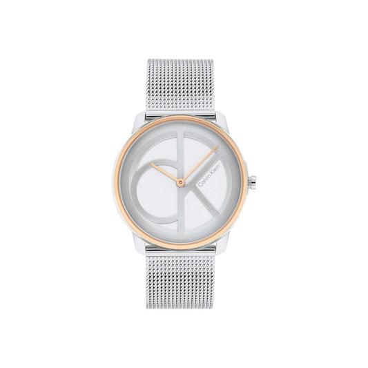 UNISEX CK STAINLESS STEEL LOGO MESH WATCH