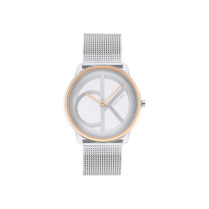 UNISEX CK STAINLESS STEEL LOGO MESH WATCH