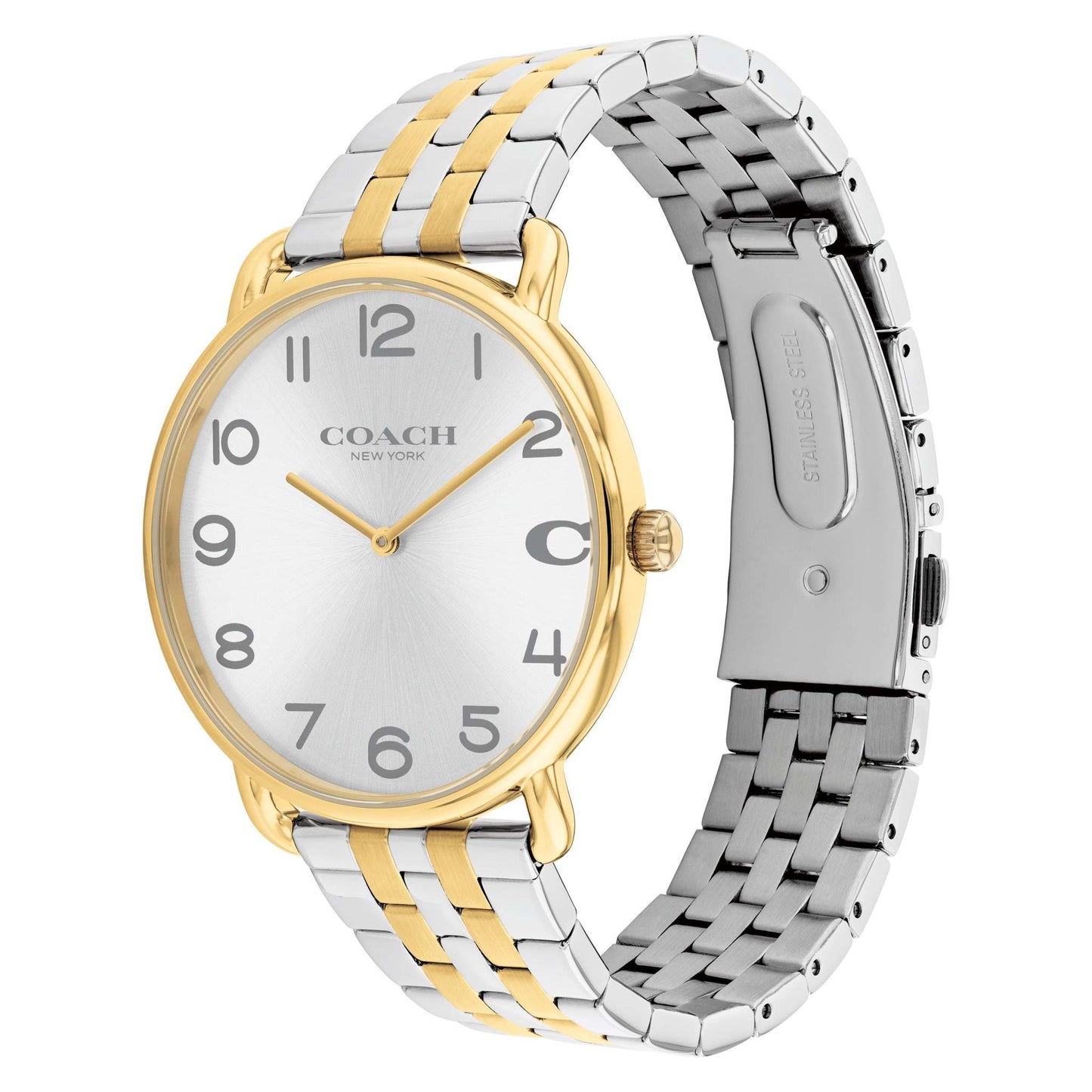 MENS' ELLIOT TWO-TONE STAINLESS STEEL WATCH