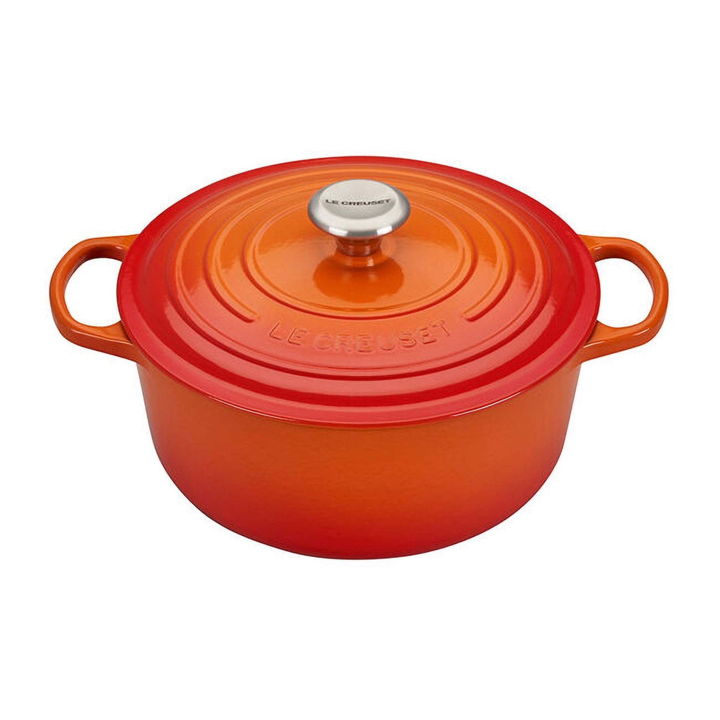 5.5QT SIGNATURE CAST IRON ROUND DUTCH OVEN FLAME