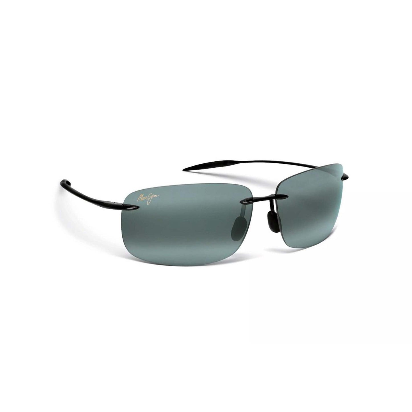 BREAKWALL POLARIZED SUNGLASSES GLOSS BLACK FRAME NEUTRAL GRAY LENS