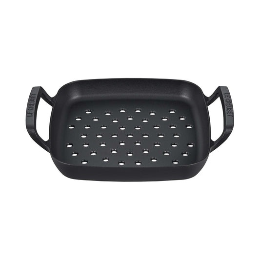 ALPINE OUTDOOR 12" SQUARE CAST IRON GRILL BASKET