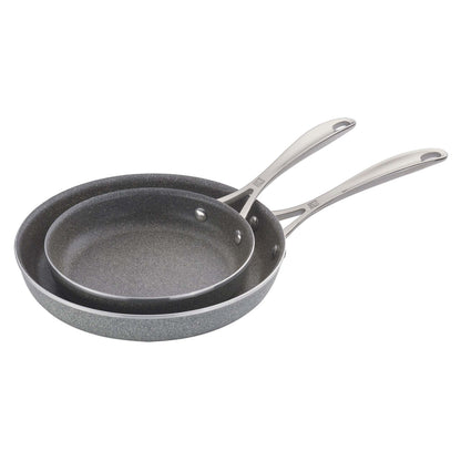 VITALE 2PC GRANITIUM NONSTICK FRY PAN SET
