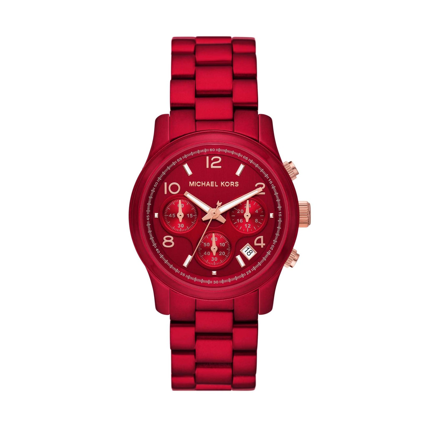 LADIES' RUNWAY CHRONOGRAPH STAINLESS STEEL WATCH