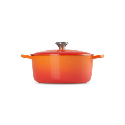 5.5QT SIGNATURE CAST IRON ROUND DUTCH OVEN FLAME