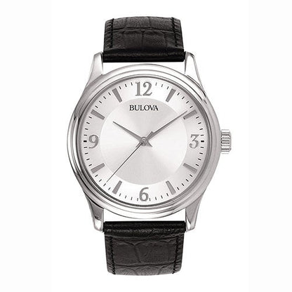 Men's Corporate Collection Black Leather Strap Watch
