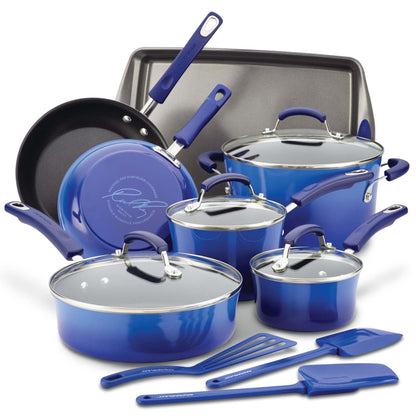 CUCINA 12PC PORCELAIN COOKWARE SET LEMONGRASS