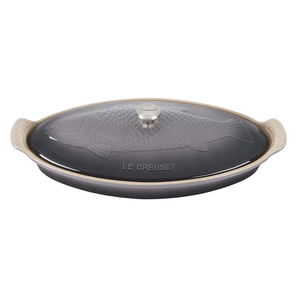 1.7QT HERITAGE STONEWARE FISH BAKER OYSTER