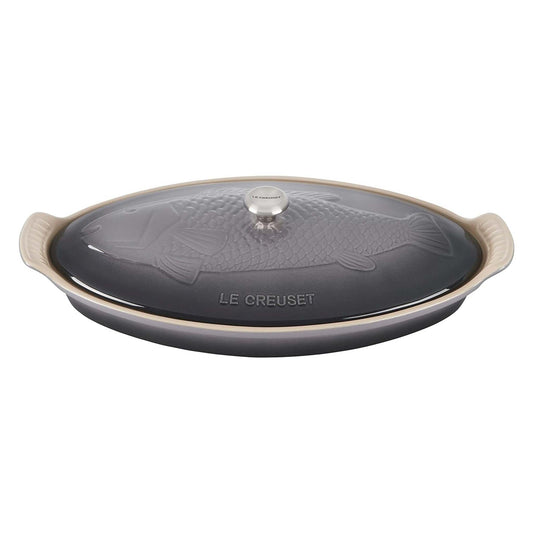1.7QT HERITAGE STONEWARE FISH BAKER OYSTER