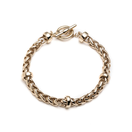 BRAIDED CHAIN BRACELET