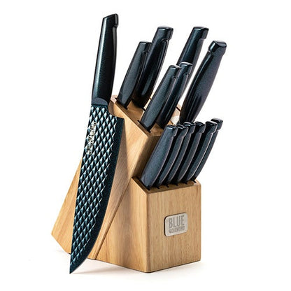 Sharp Stone Nonstick 14pc Knife Block Set