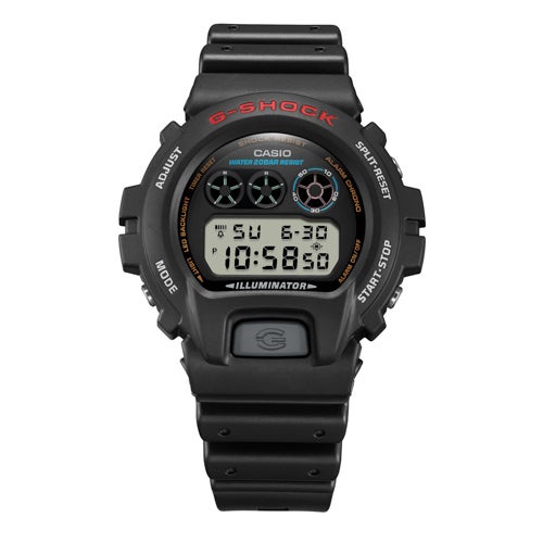 Classic 6900 Series Black Resin Digital Watch