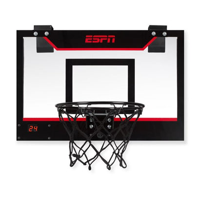Classic Over-the-Door Hoop w/ 2 Mini Basketballs Scoreboard & Pump
