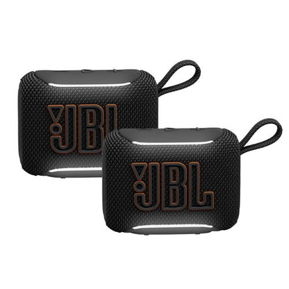 Go 5 Ultra-Portable Waterproof Bluetooth Speaker Bundle - 2pc Black