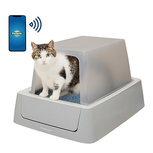 ScoopFree Crystal Smart Front-Entry Self Cleaning Litter Box