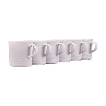 Set of 6 London Mug Set, White
