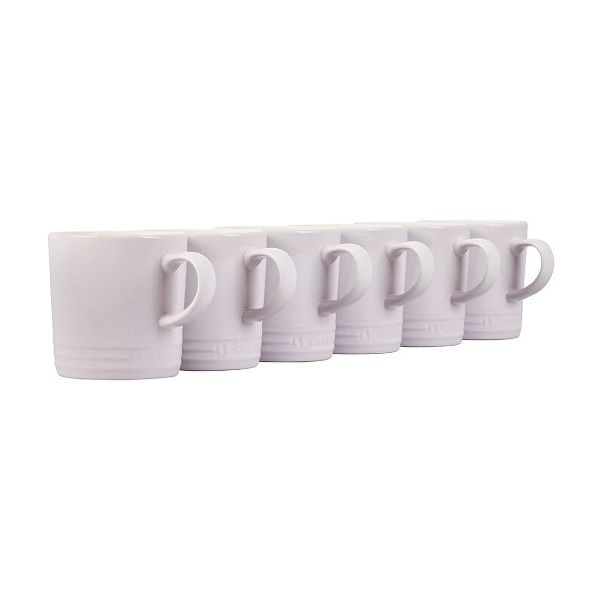 Set of 6 London Mug Set, White