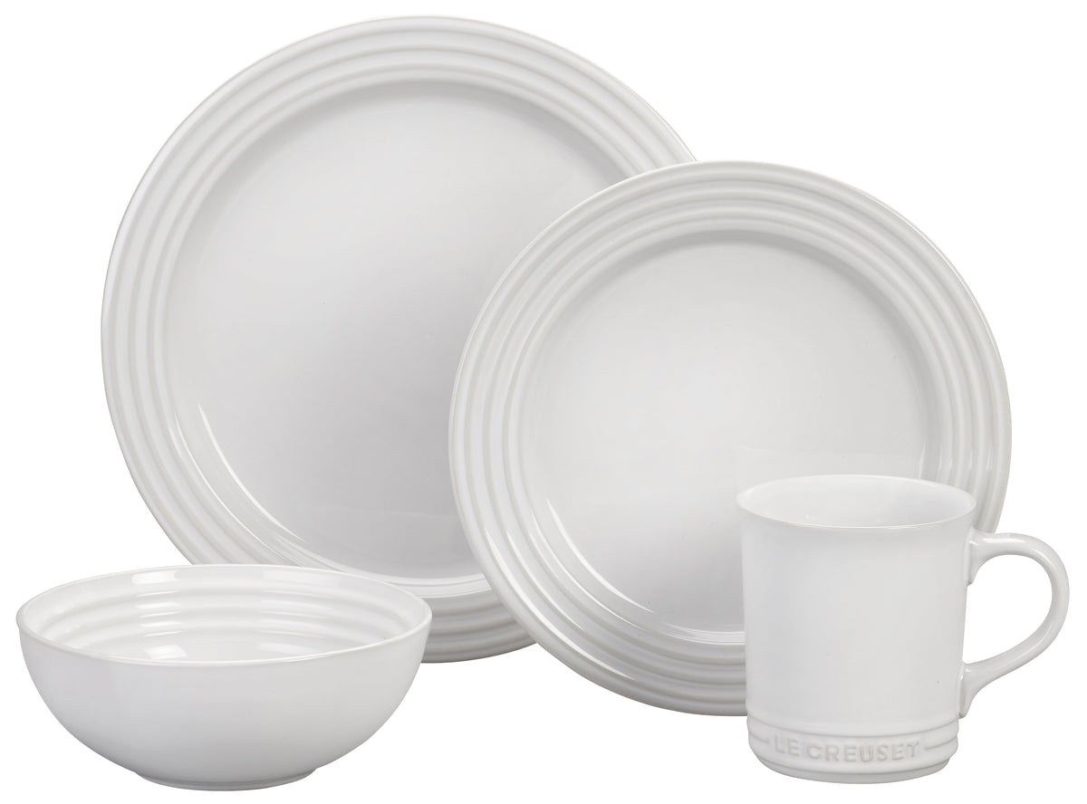 16pc Vancouver Dinnerware Set White
