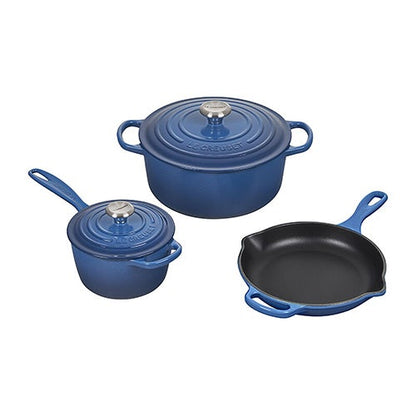 5pc Signature Cast Iron Cookware Set Marseille