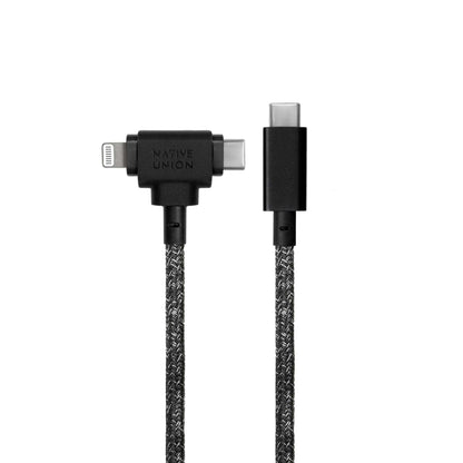 BELT CABLE DUO USB-C TO LIGHTNING & USB-C COSMOS