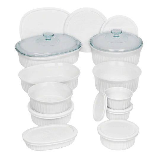 FRENCH 20PC CERAMIC BAKEWARE SET