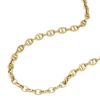 HERITAGE D-LINK STAINLESS STEEL ANCHOR CHAIN NECKLACE